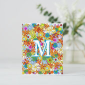 Moderne florale Muster Bright Colors (Stehend Vorderseite)