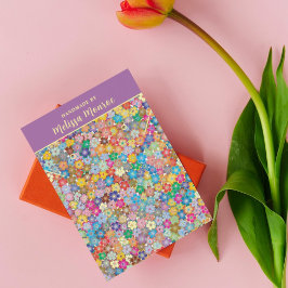 Moderne florale Nekklace Juwelier Display Card