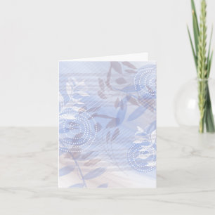 Moderne Florale Notizkarten Korrespondenzpapier Karte