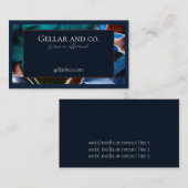 Moderne florale Visitenkarte (Vorne/Hinten)