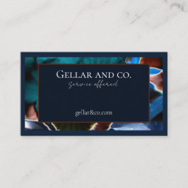 Moderne florale Visitenkarte