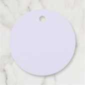 Moderne Florale Wasserfarben Hochzeitsgesellschaft Geschenkanhänger (Rückseite)