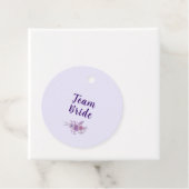 Moderne Florale Wasserfarben Hochzeitsgesellschaft Geschenkanhänger (Beispiel)