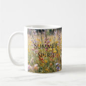 Moderne Florale Wildblume Kaffeetasse (Links)