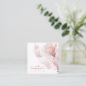 Moderne florenfarbene Visitenkarte (Stehend Vorderseite)