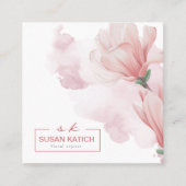 Moderne florenfarbene Visitenkarte (Vorderseite)