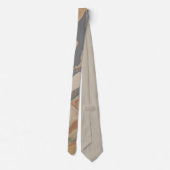 Moderne Fluid Marble Abstract Hochzeit Krawatte (Rückseite)