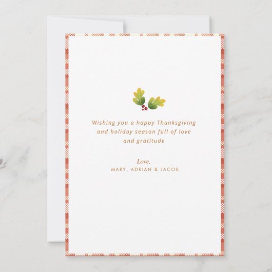 MODERNE FLÜSSE | Danksagkarte Dankeskarte (Rückseite)