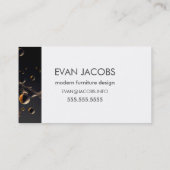 Moderne flüssige abstrakte Blasen Hintergrunddesig Visitenkarte (Rückseite)