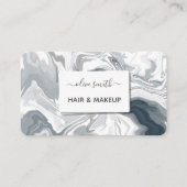 Moderne flüssige Acrylkunde Visitenkarte (Vorderseite)