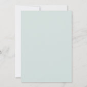 Moderne Foliage beide Sets Eltern Hochzeit Einladung (Rückseite)