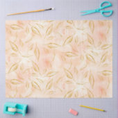 Moderne Foliage Greenery Gold Golden Watercolor Seidenpapier (Basteln)