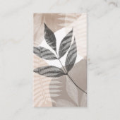 Moderne Foliage Visitenkarte (Vorderseite)