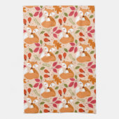 Moderne Folkfüchse Geschirrtuch (Vertikal)