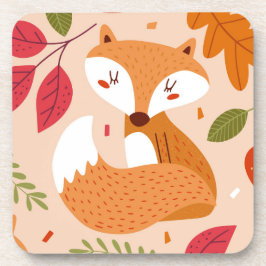 Moderne Folkfüchse Getränkeuntersetzer