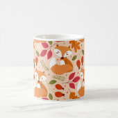 Moderne Folkfüchse Kaffeetasse (Mittel)