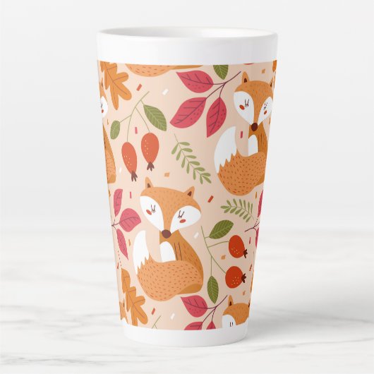 Moderne Folkfüchse Milchtasse (Vorderseite)