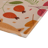 Moderne Folkfüchse Schneidebrett (Ecke)
