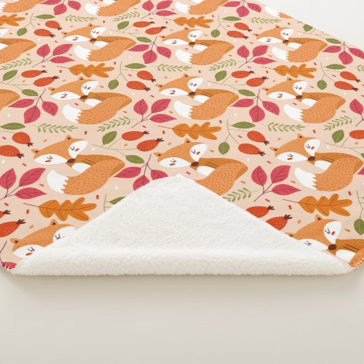 Moderne Folkfüchse Sherpadecke (3/4)