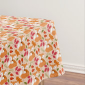 Moderne Folkfüchse Tischdecke (Beispiel)