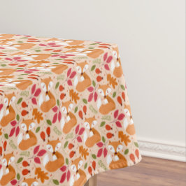 Moderne Folkfüchse Tischdecke
