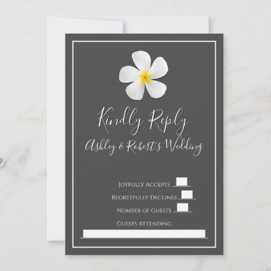 Moderne formale Klassik, weiß auf dunkelgrau, UAWG Einladung (Vorderseite)