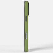 Moderne formatgrüne Monogramm-Initialen zeitgenöss Case-Mate iPhone Hülle (Rückseite / Rechts)