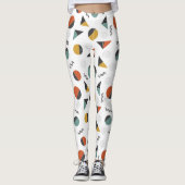 Moderne Formen der Retrogeometrie Leggings (Vorderseite)