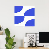 Moderne Formen Design Kunst Poster (Heimbüro)