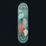 Moderne Formen Girly Rainbow Monogram Skateboard<br><div class="desc">Spaß und moderne Formen mit Regenbogen,  Schmetterling und Ladybug machen ein cooles Stadtdeck perfekt für jeden Skateboarder. Fügen Sie Ihre Monogramm-Initialen hinzu,  um Ihre Stelle zu markieren. Ideal für Fußgängersurfer und diejenigen,  die Liebe haben,  die Pipes zu reiten.</div>