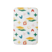 Moderne Formen - Retro-Mod, atomisch, mittelalterl Badematte (Vorderseite Vertikal)