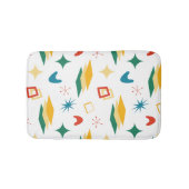 Moderne Formen - Retro-Mod, atomisch, mittelalterl Badematte (Vorderseite)