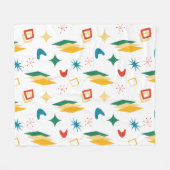 Moderne Formen - Retro-Mod, atomisch, mittelalterl Fleecedecke (Vorderseite (Horizontal))