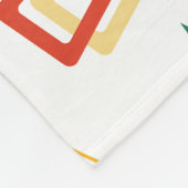 Moderne Formen - Retro-Mod, atomisch, mittelalterl Fleecedecke (Ecke)