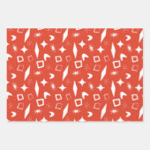 Moderne Formen - Retro-Mod, atomisch, mittelalterl Geschenkpapier Set (Vorderseite 2)