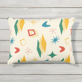 Moderne Formen - Retro-Mod, atomisch, mittelalterl Kissen Für Draußen