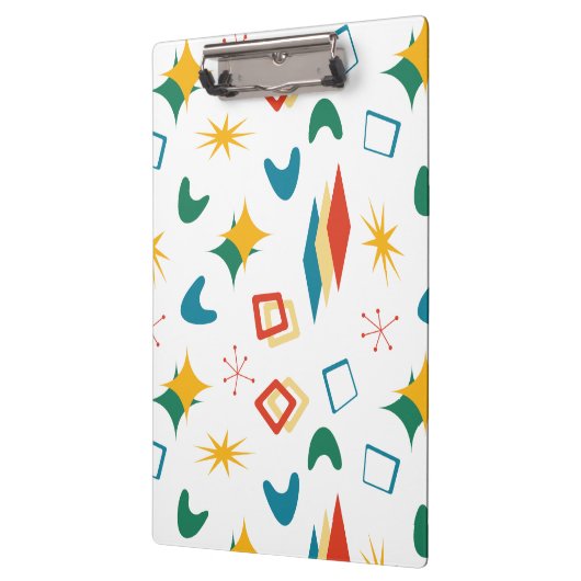 Moderne Formen - Retro-Mod, atomisch, mittelalterl Klemmbrett (Links)