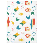 Moderne Formen - Retro-Mod, atomisch, mittelalterl Klemmbrett (Rückseite)