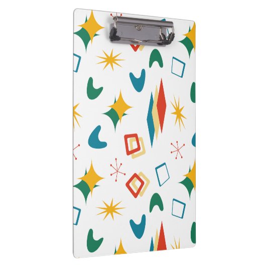 Moderne Formen - Retro-Mod, atomisch, mittelalterl Klemmbrett (Rechts)