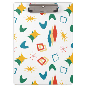 Moderne Formen - Retro-Mod, atomisch, mittelalterl Klemmbrett