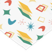 Moderne Formen - Retro-Mod, atomisch, mittelalterl Kurzer Tischläufer (Ecke)