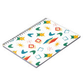 Moderne Formen - Retro-Mod, atomisch, mittelalterl Notizblock (Linke Seite)