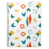 Moderne Formen - Retro-Mod, atomisch, mittelalterl Notizblock (Vorderseite)