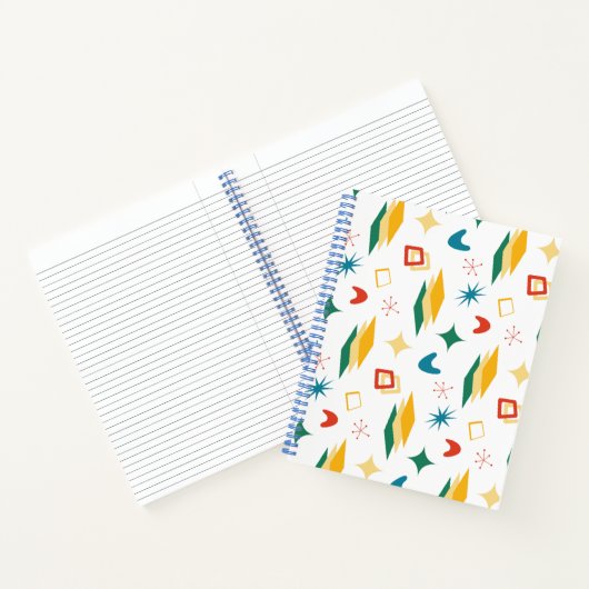 Moderne Formen - Retro-Mod, atomisch, mittelalterl Notizblock (Innenseite)