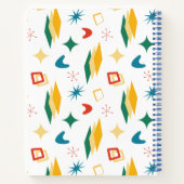 Moderne Formen - Retro-Mod, atomisch, mittelalterl Notizblock (Rückseite)