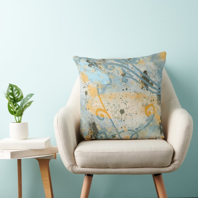 Moderne Formen und Farben Kissen (Stuhl )