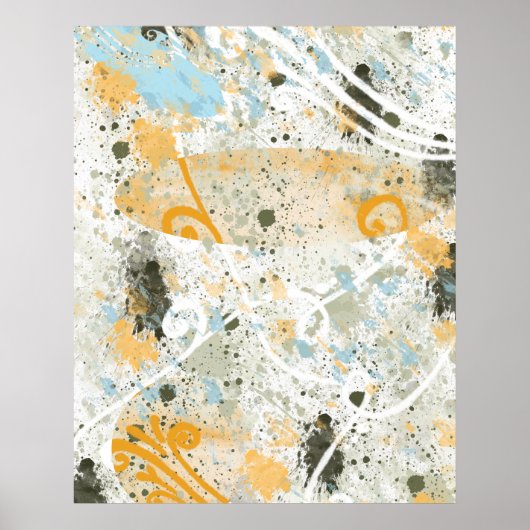 Moderne Formen und Farben Poster (Vorne)