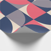 Moderne Formen und geometrische nahtlose Muster in Geschenkpapier (Ecke)