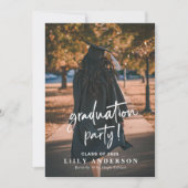 Moderne Foto Abschluss-Klasse 2025 Einladung (Vorderseite)