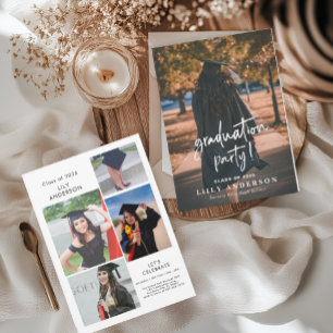 Moderne Foto Abschluss-Klasse 2025 Einladung